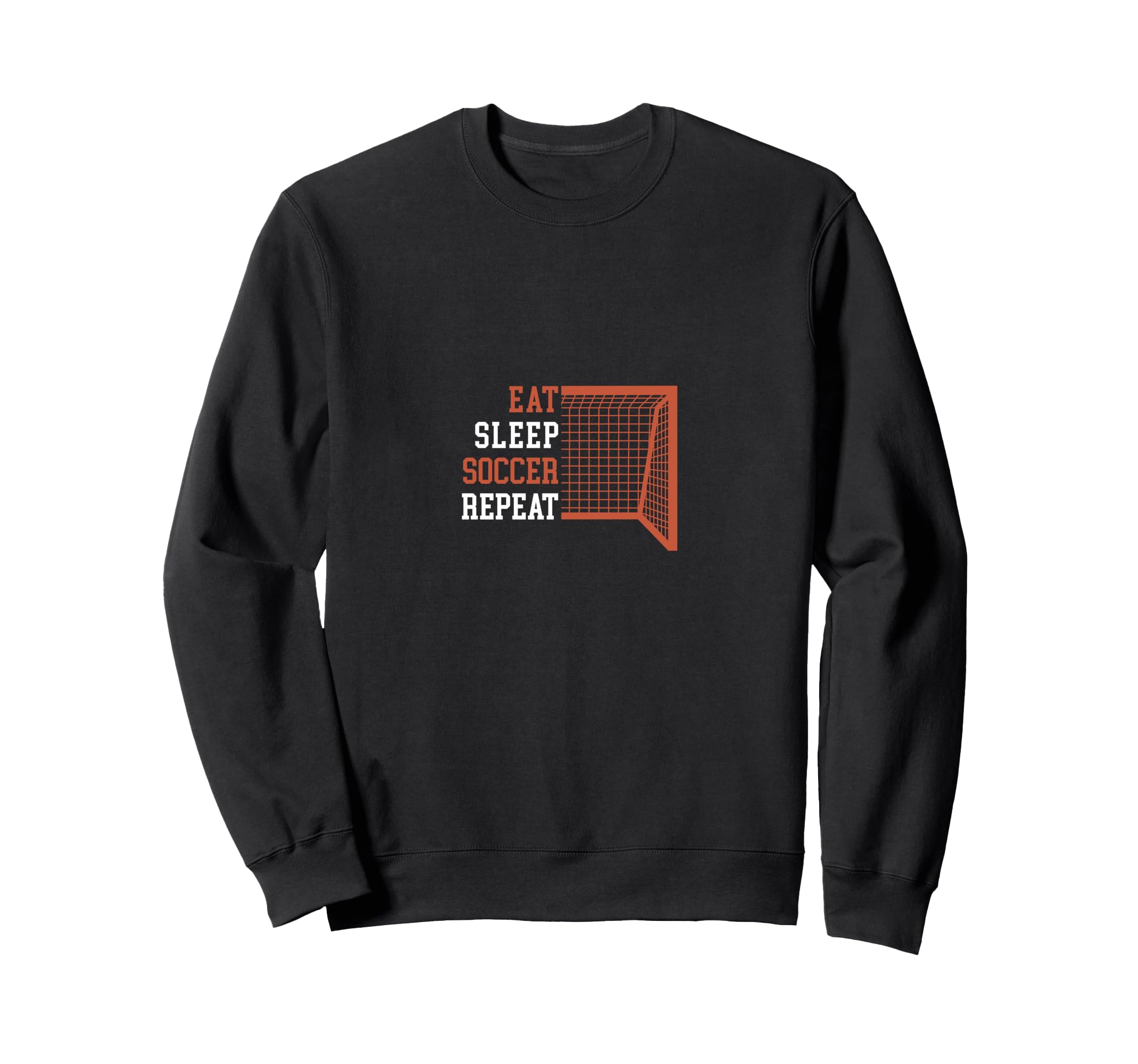 Funny Eat Sleep Soccer Sport Sweatshirt - Custom Art Print Unisex