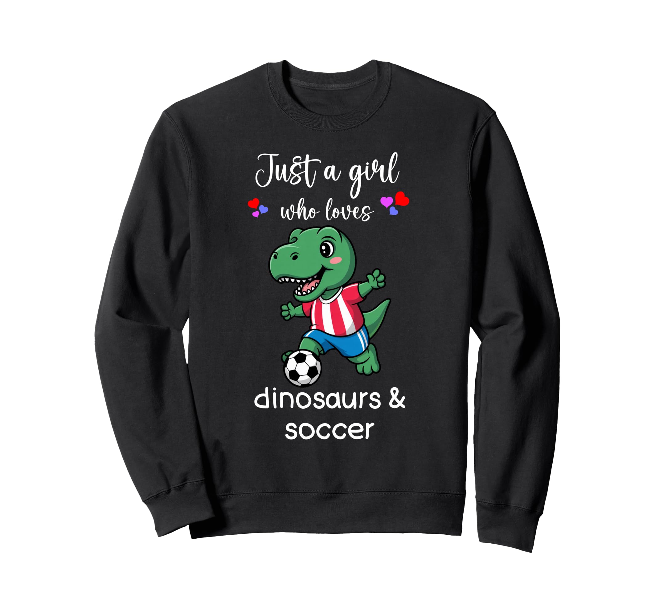Dinosaur Soccer Dinosaur Soccer Sweatshirt - Trendy Graphic for Adults