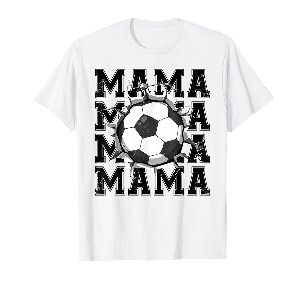 Soccer Mama Cracked Wall Family Matching T-Shirt - Graphic Print Unisex