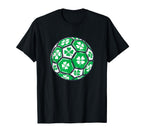 Soccer Ball Ireland Shamrock Irish St T-Shirt - Custom Art Print Unisex
