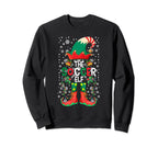 Soccer Elf Family Matching Group Sweatshirt - Trendy Graphic for Adults