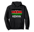 Kenyan Flag Made Kenya Gift Hoodie - Minimalist Print Unisex