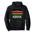 Kenyan Flag Made Kenya Gift Hoodie - Minimalist Print Unisex