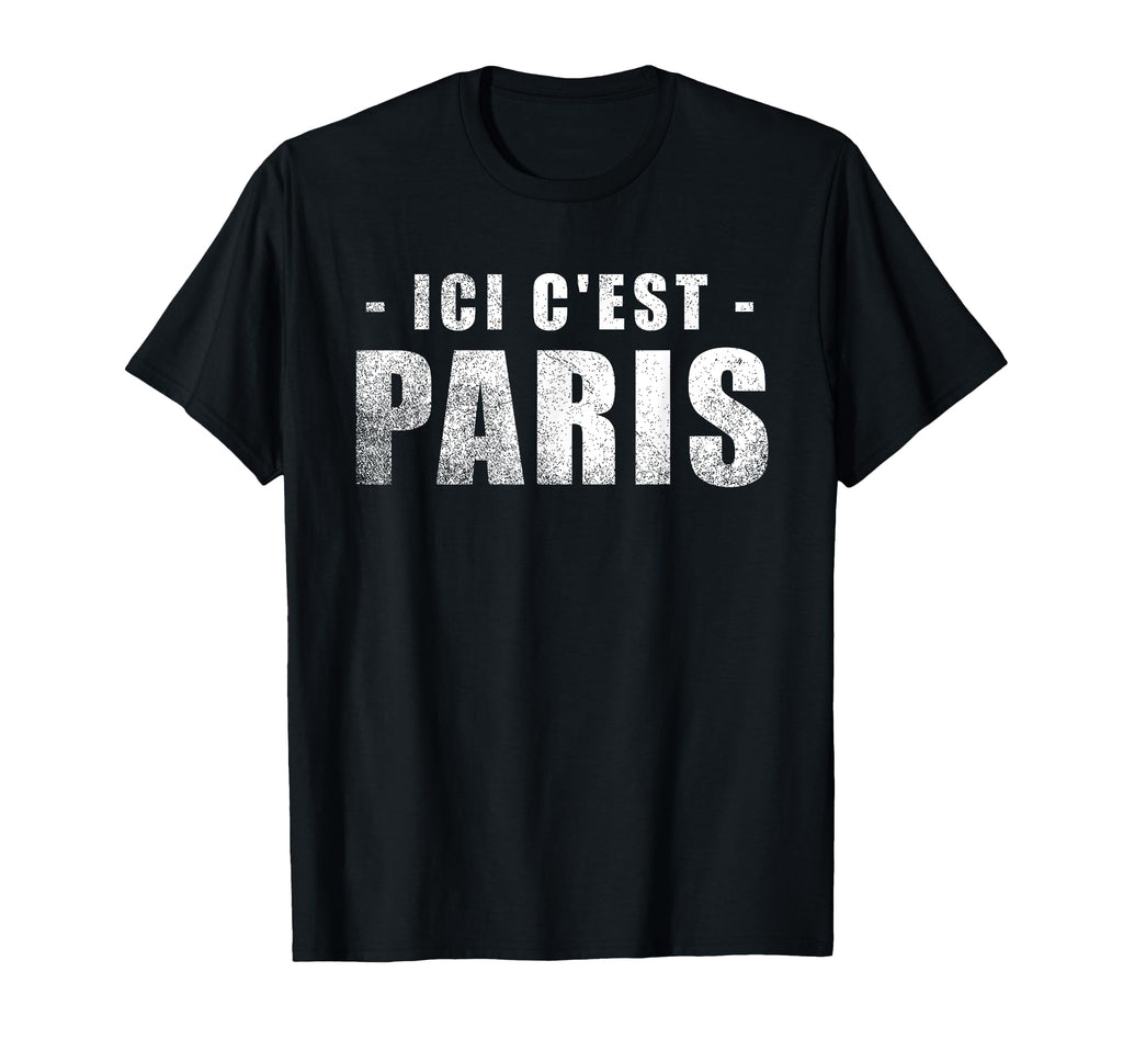 Here Is Paris Football Ici Cest Paris T-Shirt - Custom Art Print Men Women