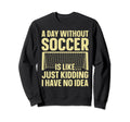 Soccer Art Mom Goalie Coach Soccer Sweatshirt - Novelty Apparel Unisex