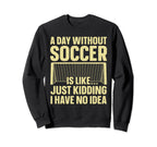 Soccer Art Mom Goalie Coach Soccer Sweatshirt - Novelty Apparel Unisex
