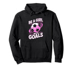 Be Goals Soccer Hoodie - Minimalist Print Men Women
