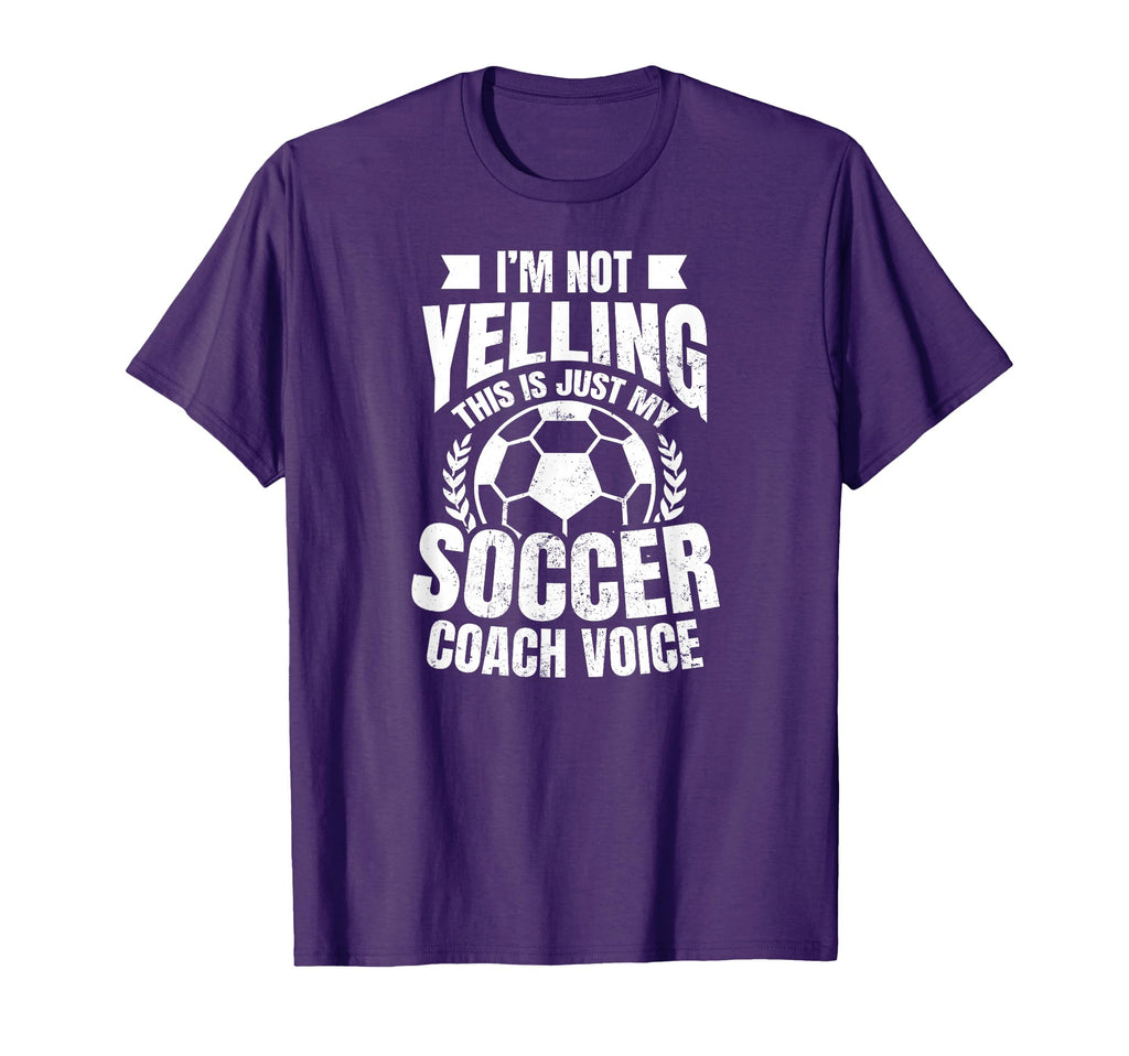 Coach Soccer Im Not Yelling Gift T-Shirt - Graphic Print for Adults