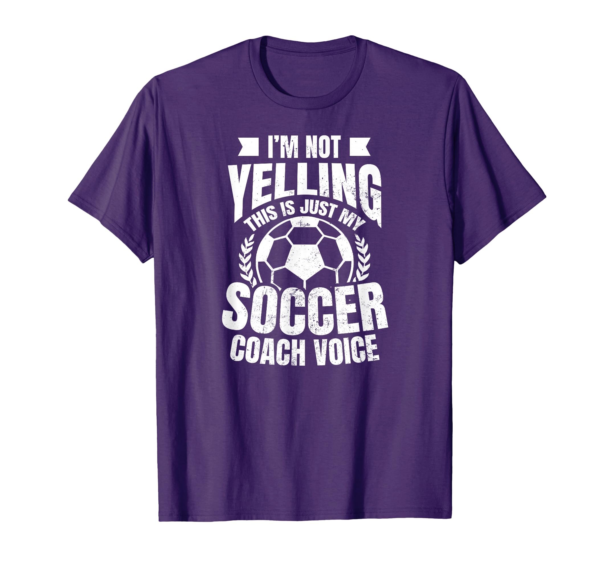 Coach Soccer Im Not Yelling Gift T-Shirt - Graphic Print for Adults