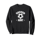 Soccer Auntfootballgoal Cheer Aunt Life T-Shirt - Unique Graphic Men Women