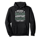 Because Im Soccer Assistant Coach Thats Hoodie - Custom Art Print Unisex