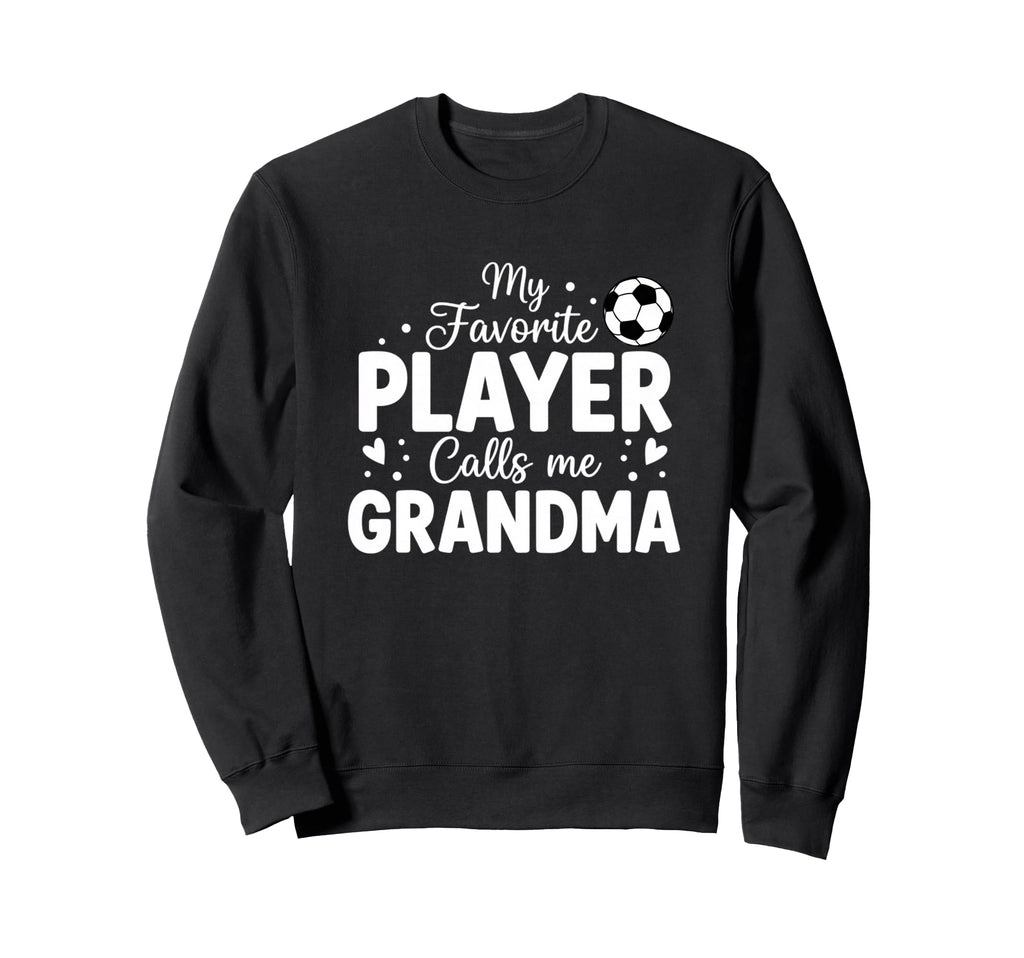 Grandparent My Favorite Player Sweatshirt - Minimalist Print for Adults