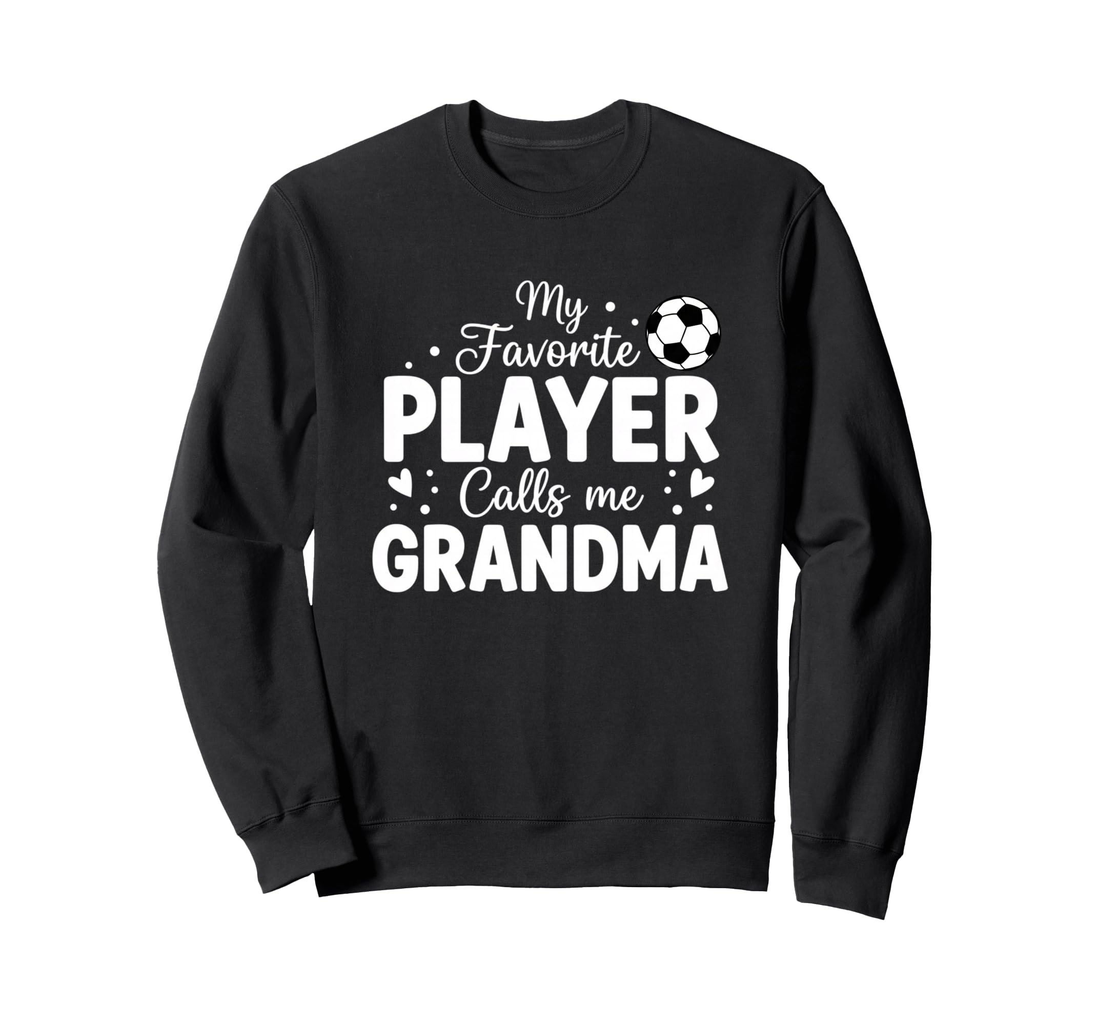 Grandparent My Favorite Player Sweatshirt - Minimalist Print for Adults