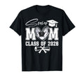 Senior Mom Class 2026 Graduate T-Shirt - Casual Everyday Wear for Adults