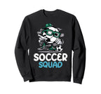 Soccer Squad Funny Football Player Sweatshirt - Graphic Print Men Women
