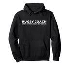 Funny Rugby Trainer Definition Rugby Hoodie - Unique Graphic Men Women