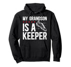 Soccer Keeper Grandpa Soccer Goalie Hoodie - Minimalist Print Unisex