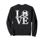 Soccer 10 Soccer Mom Dad Favorite Sweatshirt - Custom Art Print Unisex