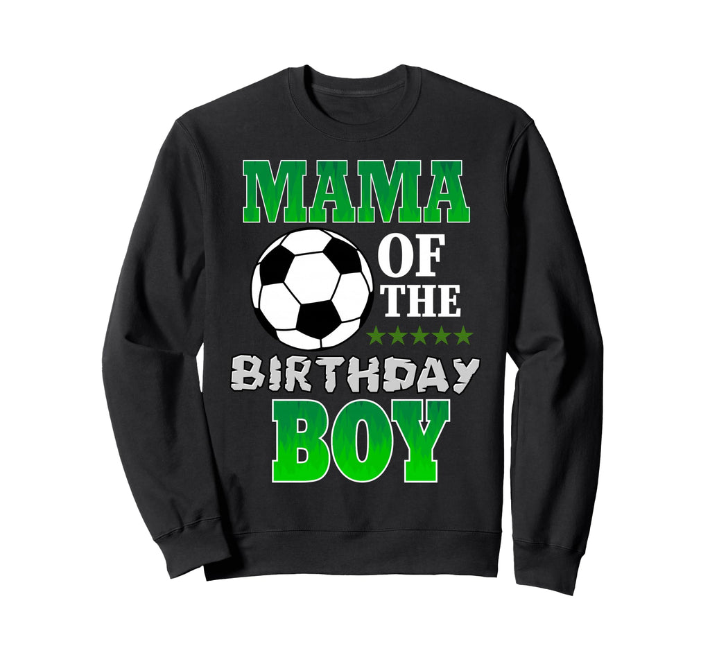 Mama Birthday Soccer Stars Outfit Sweatshirt - Graphic Print for Adults