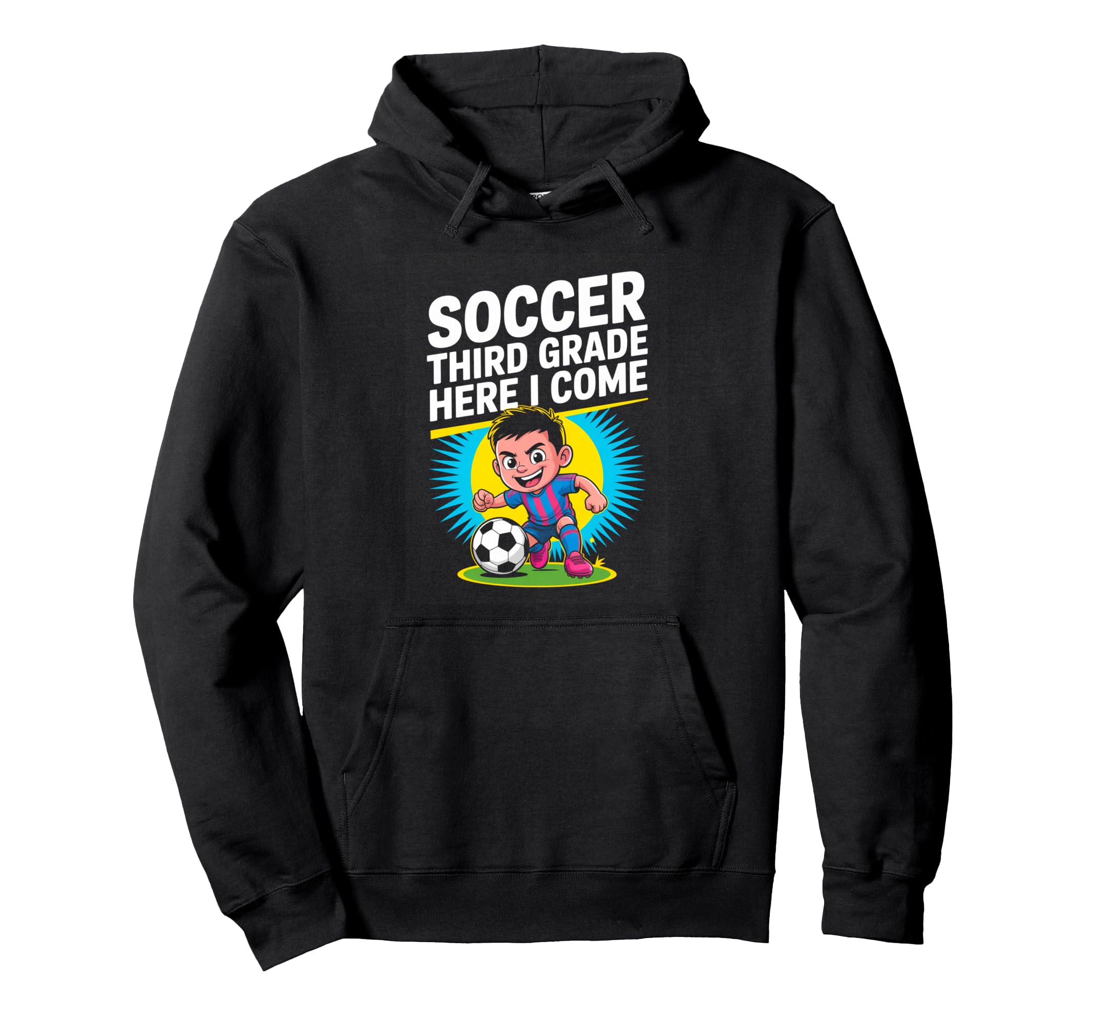 Back To School Soccer Third Grade Hoodie - Streetwear Style for Adults
