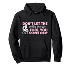 Soccer Soccer Player Soccer Hoodie - Minimalist Print for Adults
