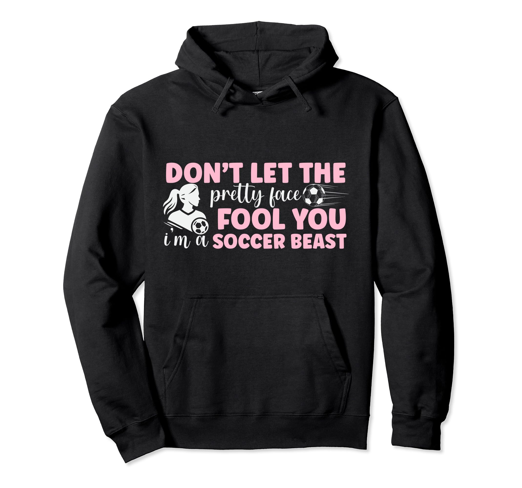 Soccer Soccer Player Soccer Hoodie - Minimalist Print for Adults