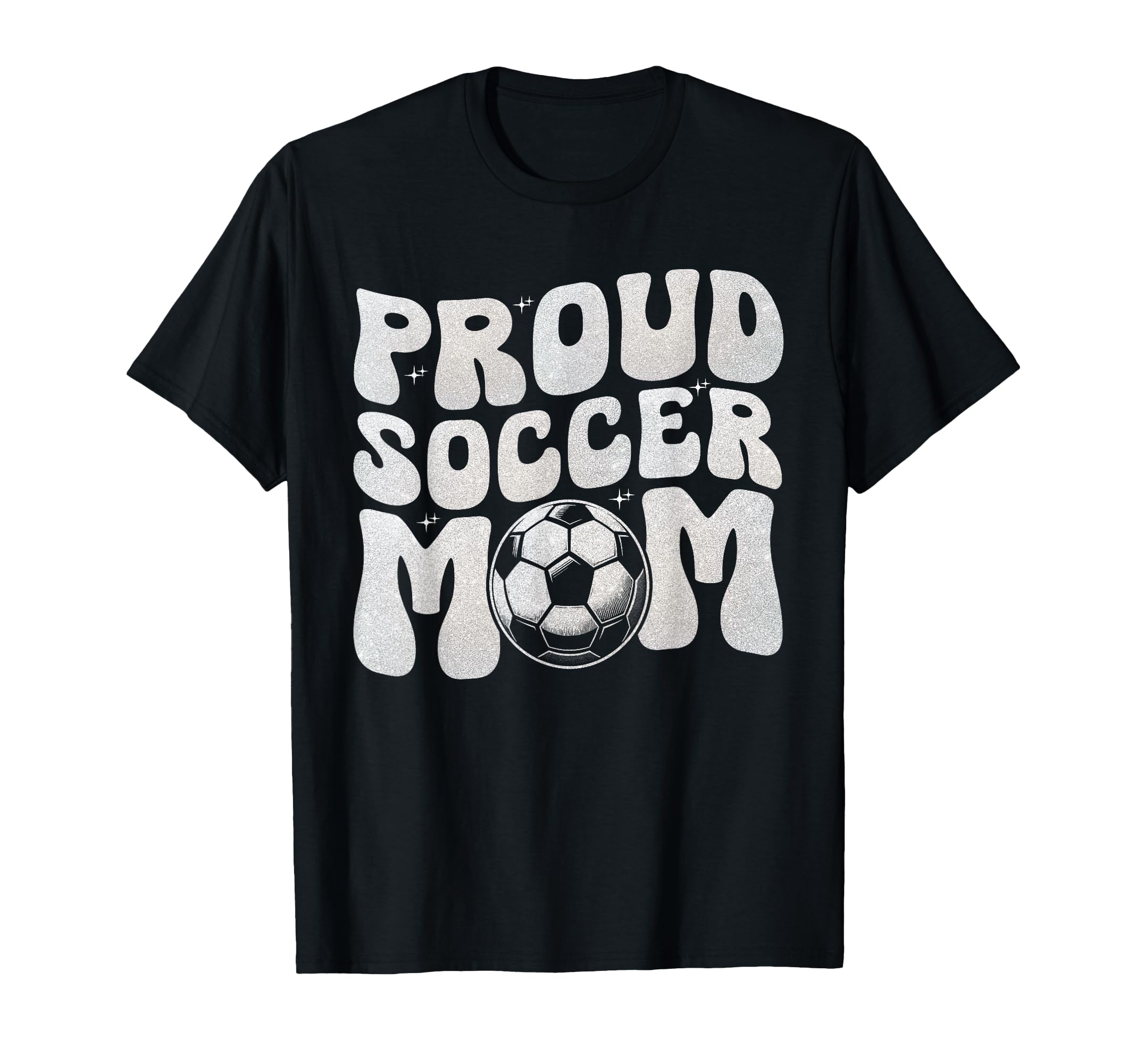 Proud Soccer Mom Football Mama T-Shirt - Casual Everyday Wear Men Women