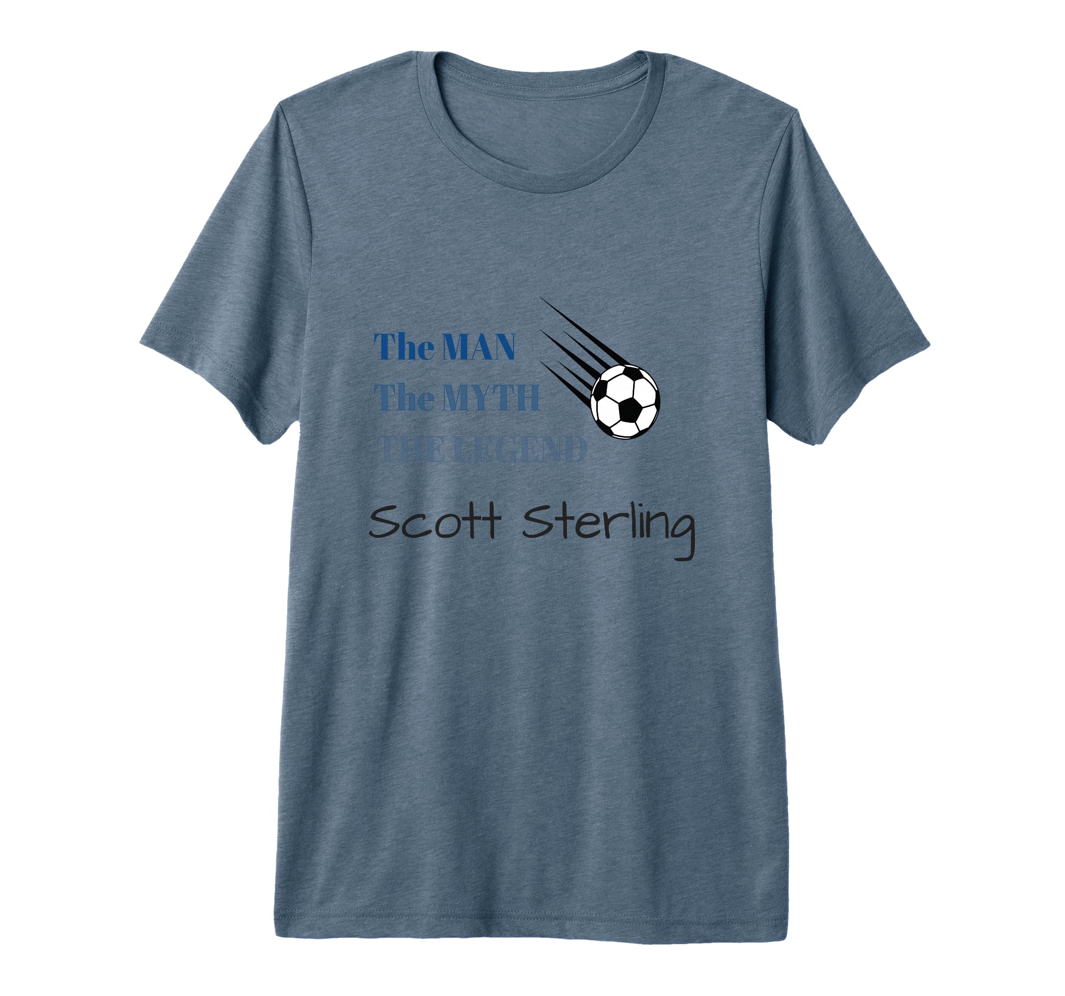 Scott Sterling Studio C Soccer T-Shirt - Minimalist Print for Adults