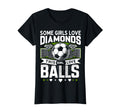 Some Love Diamonds This Loves Balls T-Shirt - Fun Novelty Design Men Women