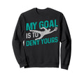 Soccer Goalkeeper Goalie My Goal Sweatshirt - Minimalist Print Men Women