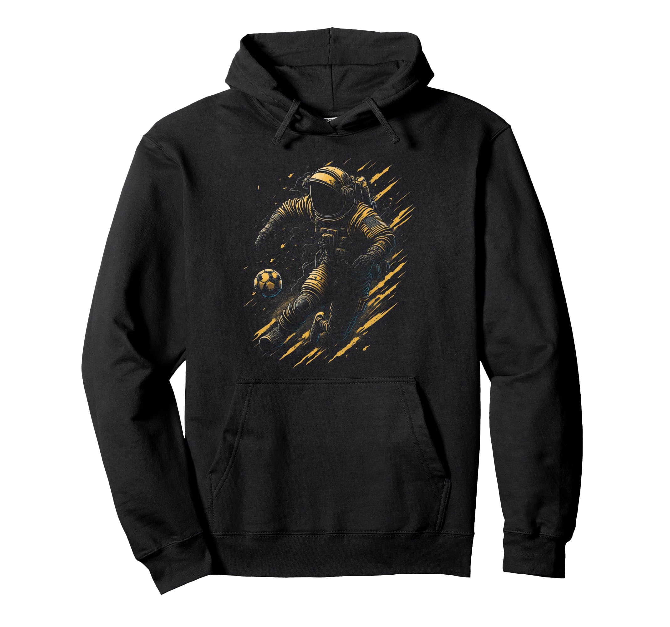 Astronaut Playing Soccer Space Astronaut Hoodie - Streetwear Style Unisex