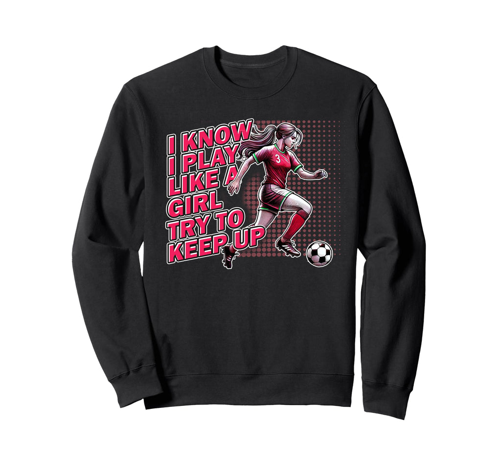 Soccer Inspirational Phrase Teen Sweatshirt - Minimalist Print for Adults