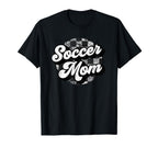 Soccer Mom Checkered Funny Soccer T-Shirt - Aesthetic Graphic for Adults