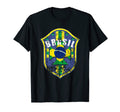 Brasil Distressed Soccer 2019 Brazil T-Shirt - Streetwear Style Unisex