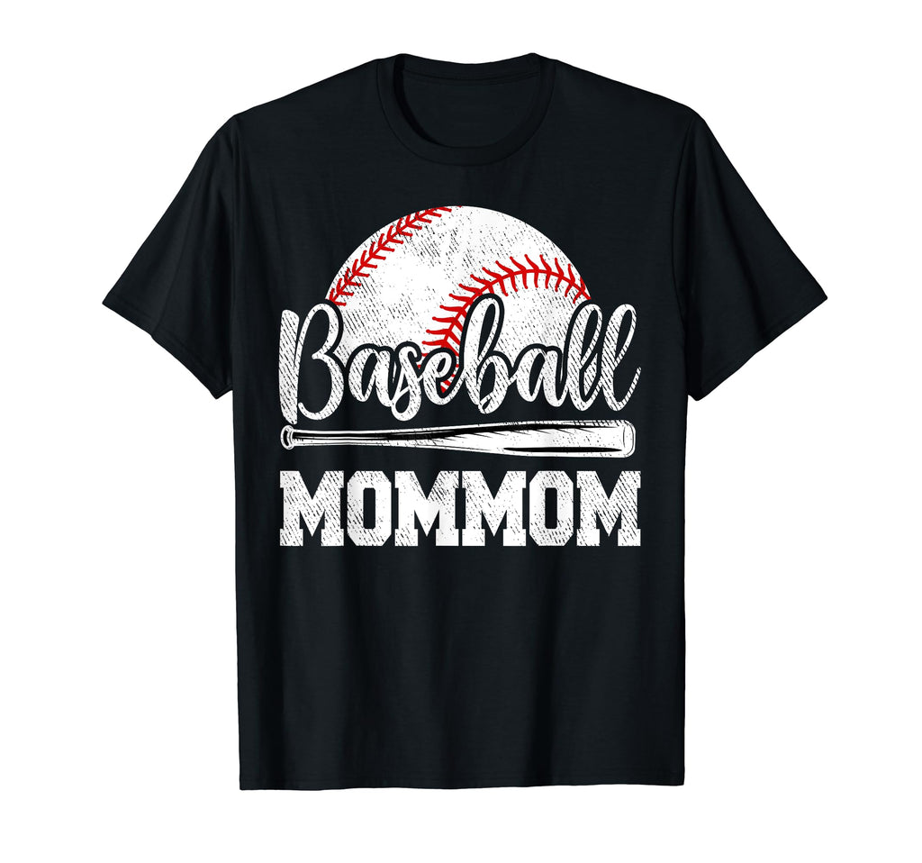Baseball Mommom Baseball Player Game T-Shirt - Fun Novelty Design Unisex