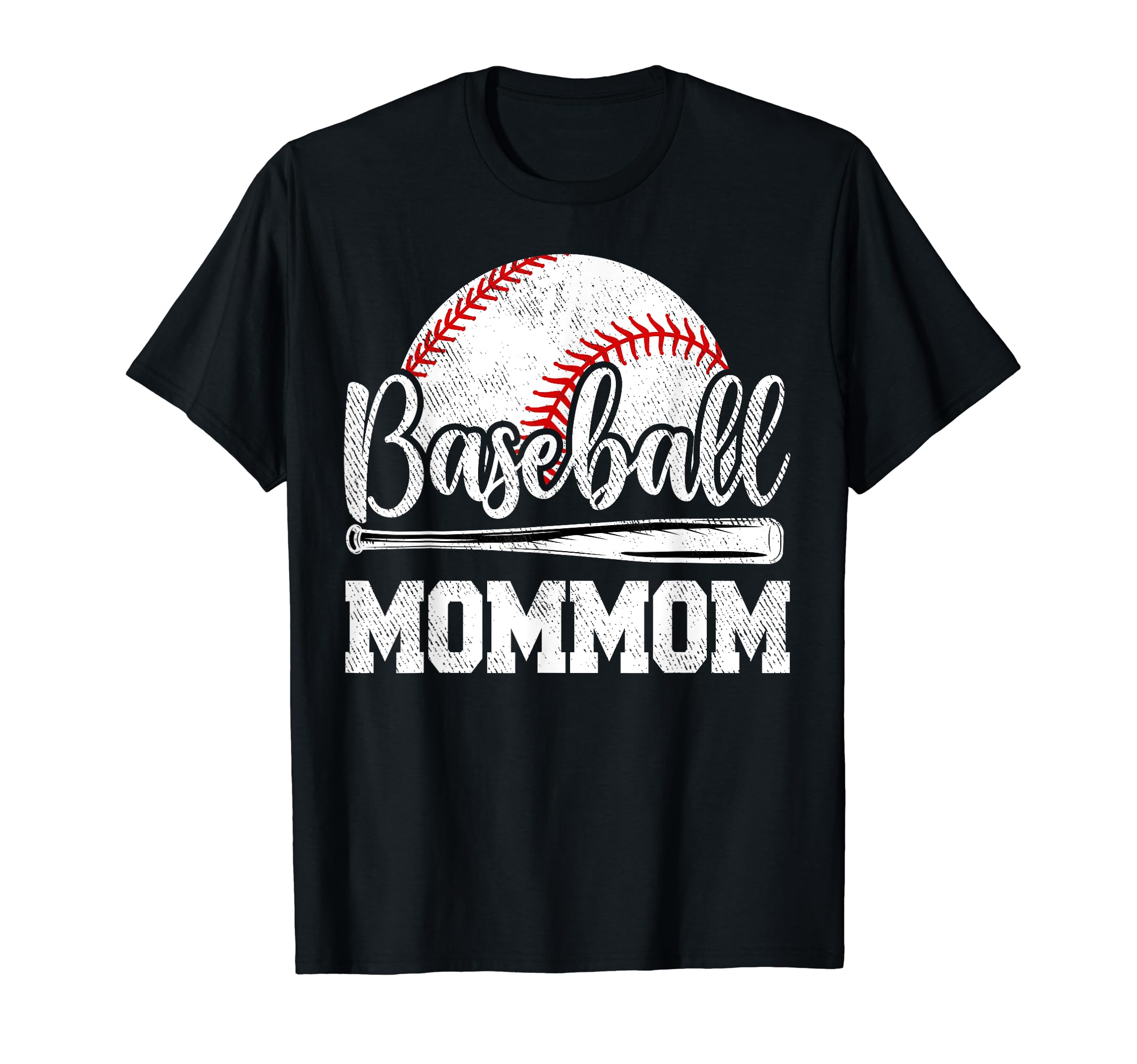 Baseball Mommom Baseball Player Game T-Shirt - Fun Novelty Design Unisex