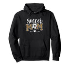Soccer Mom Leopard Funny Soccer Mom Hoodie - Custom Art Print Unisex