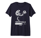 Kawaii Frog Soccer Skills Loading Win T-Shirt - Unique Graphic Unisex