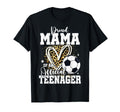 Proud Mama Teenager 13Th Birthday Soccer T-Shirt - Graphic Print Men Women