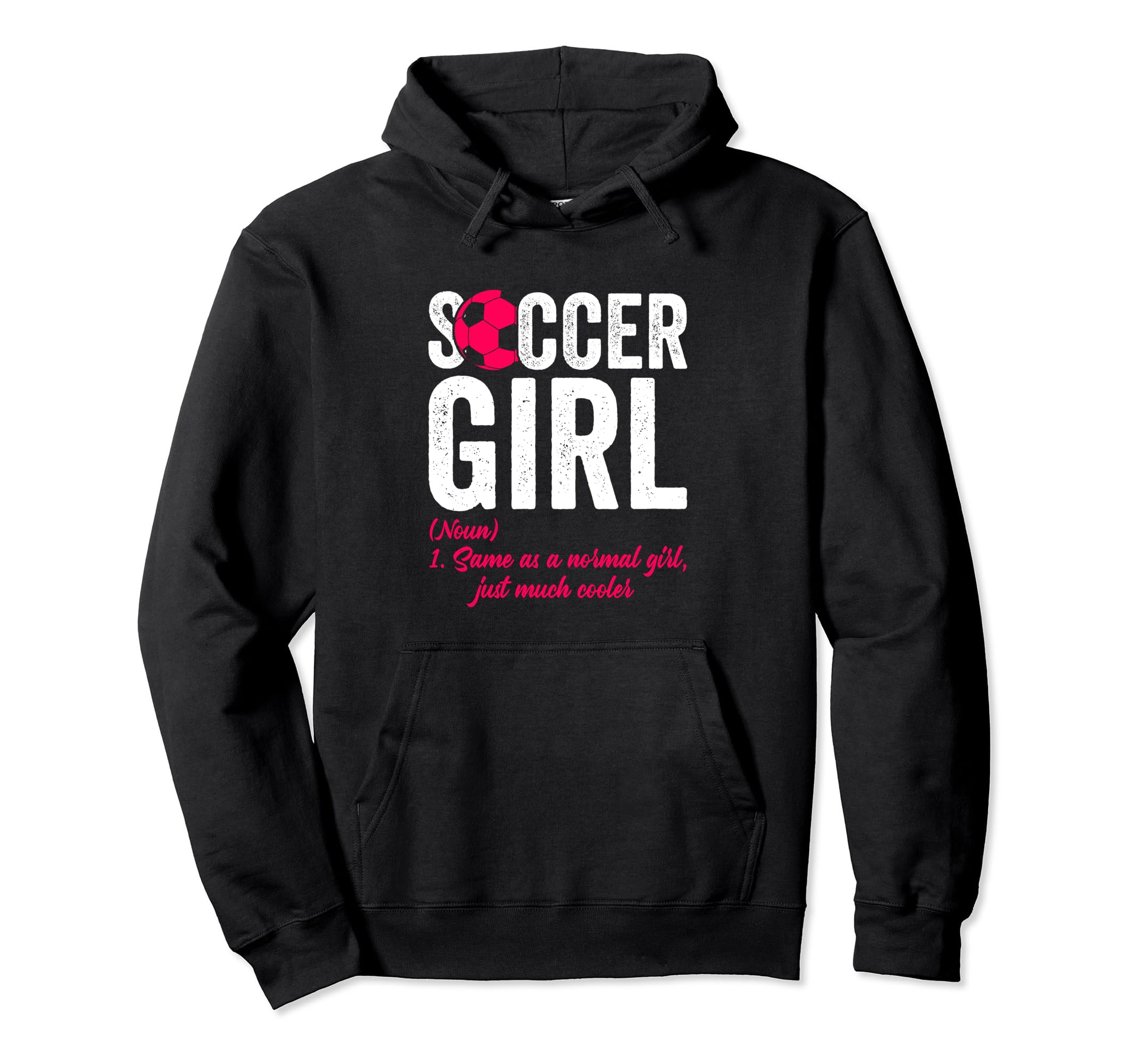 Soccer Definition Soccer Football Hoodie - Minimalist Print for Adults
