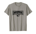 Keeper Goal Keeper Soccer Goalie T-Shirt - Fun Novelty Design Unisex