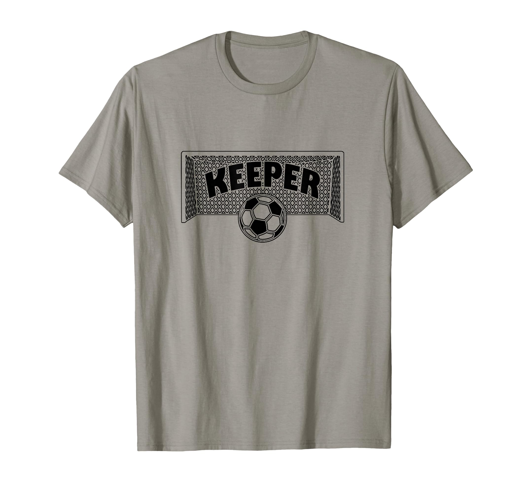 Keeper Goal Keeper Soccer Goalie T-Shirt - Fun Novelty Design Unisex