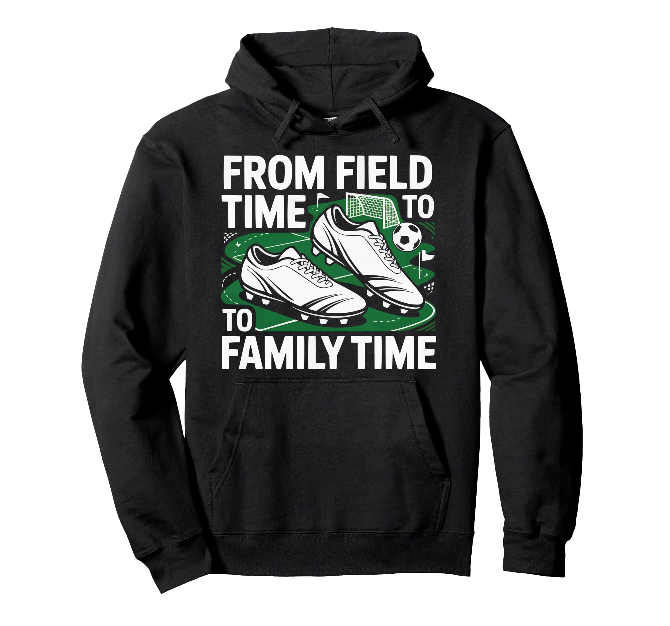 Soccer Player Soccer Dad Kick Hoodie - Casual Everyday Wear for Adults