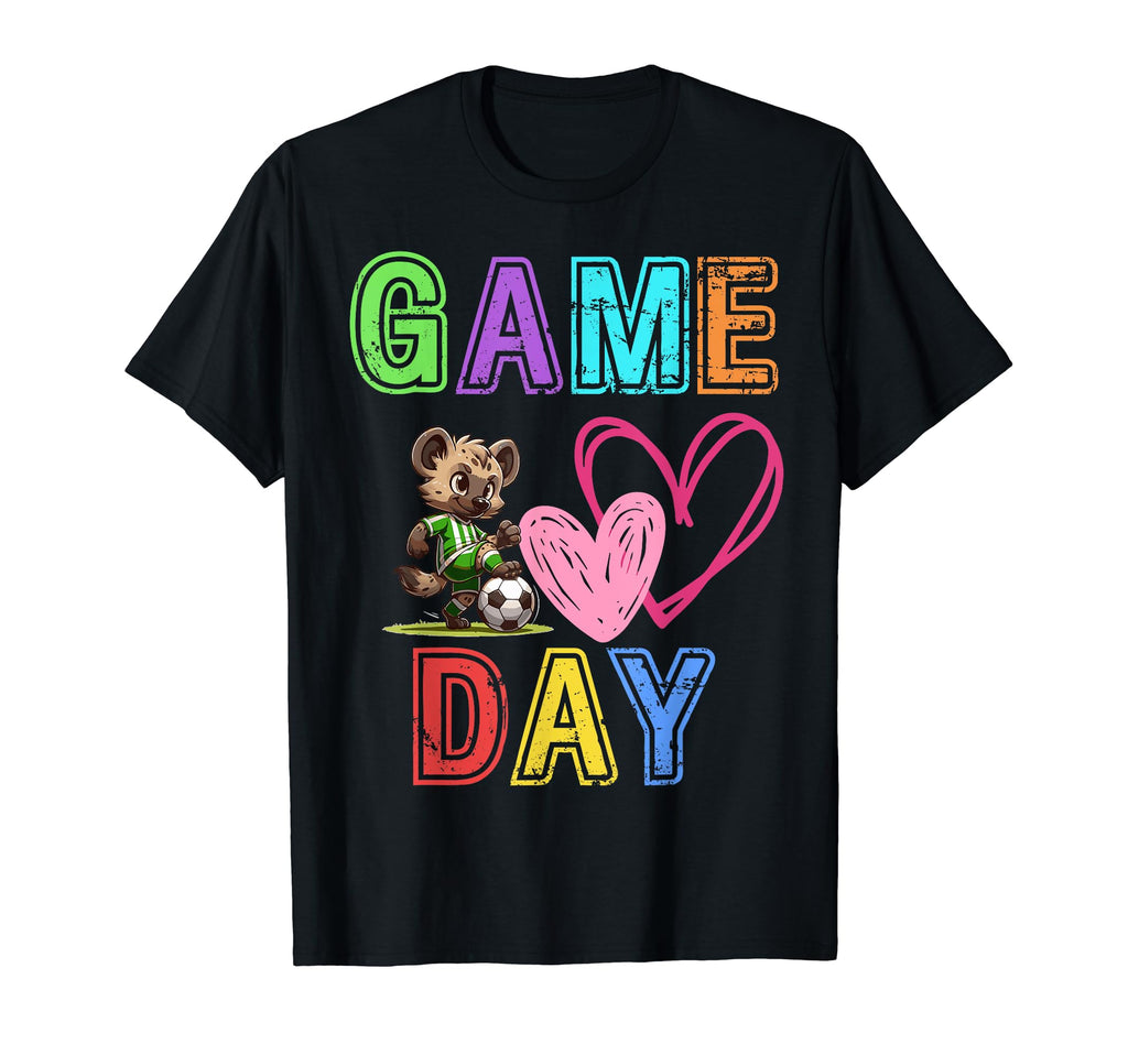 Game Day Hyena Soccer Goalkeeper T-Shirt - Streetwear Style for Adults