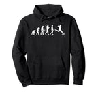 Funny Soccer Evolution Gift Soccer Hoodie - Minimalist Print for Adults
