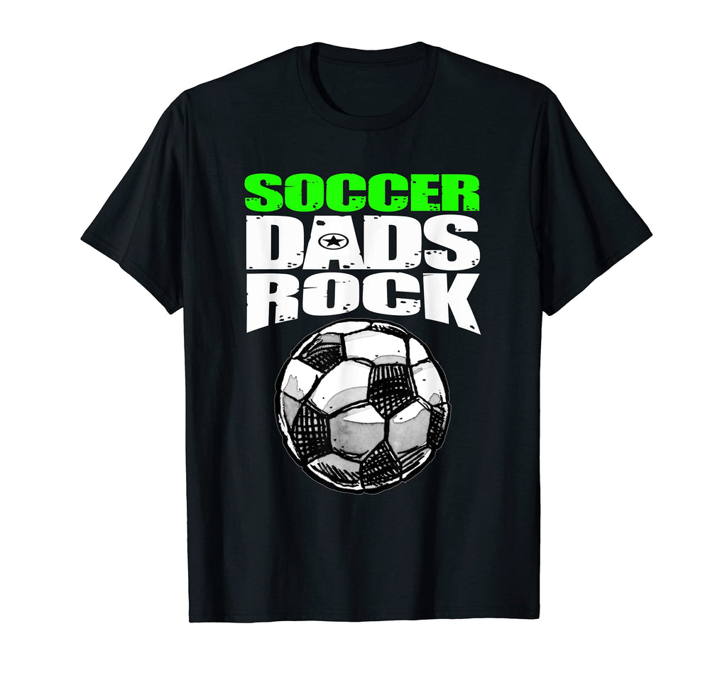 Mens Play Strong Soccer Dads Rock T-Shirt - Novelty Apparel Men Women