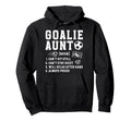 Soccer Goalie Aunt Definition Soccer Hoodie - Unique Graphic Men Women