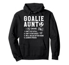 Soccer Goalie Aunt Definition Soccer Hoodie - Unique Graphic Men Women