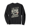 Eat Sleep Coach Soccer Repeat Sweatshirt - Streetwear Style for Adults