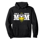 Im Proud Soccer Softball Mom Combined Hoodie - Fun Novelty Design Unisex